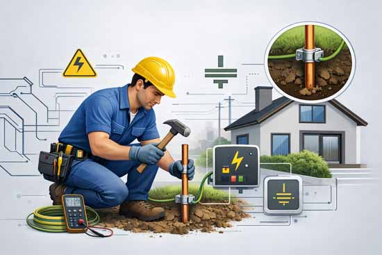 Colocación del tierra