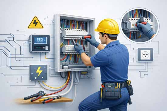 Instalación de cuadro eléctrico